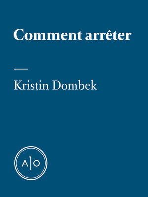 cover image of Comment arrêter